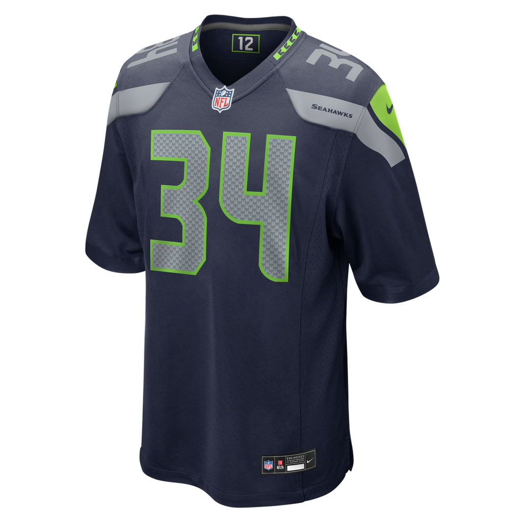 Shemar Jean - Charles Seattle Seahawks Team Game Jersey - College Navy