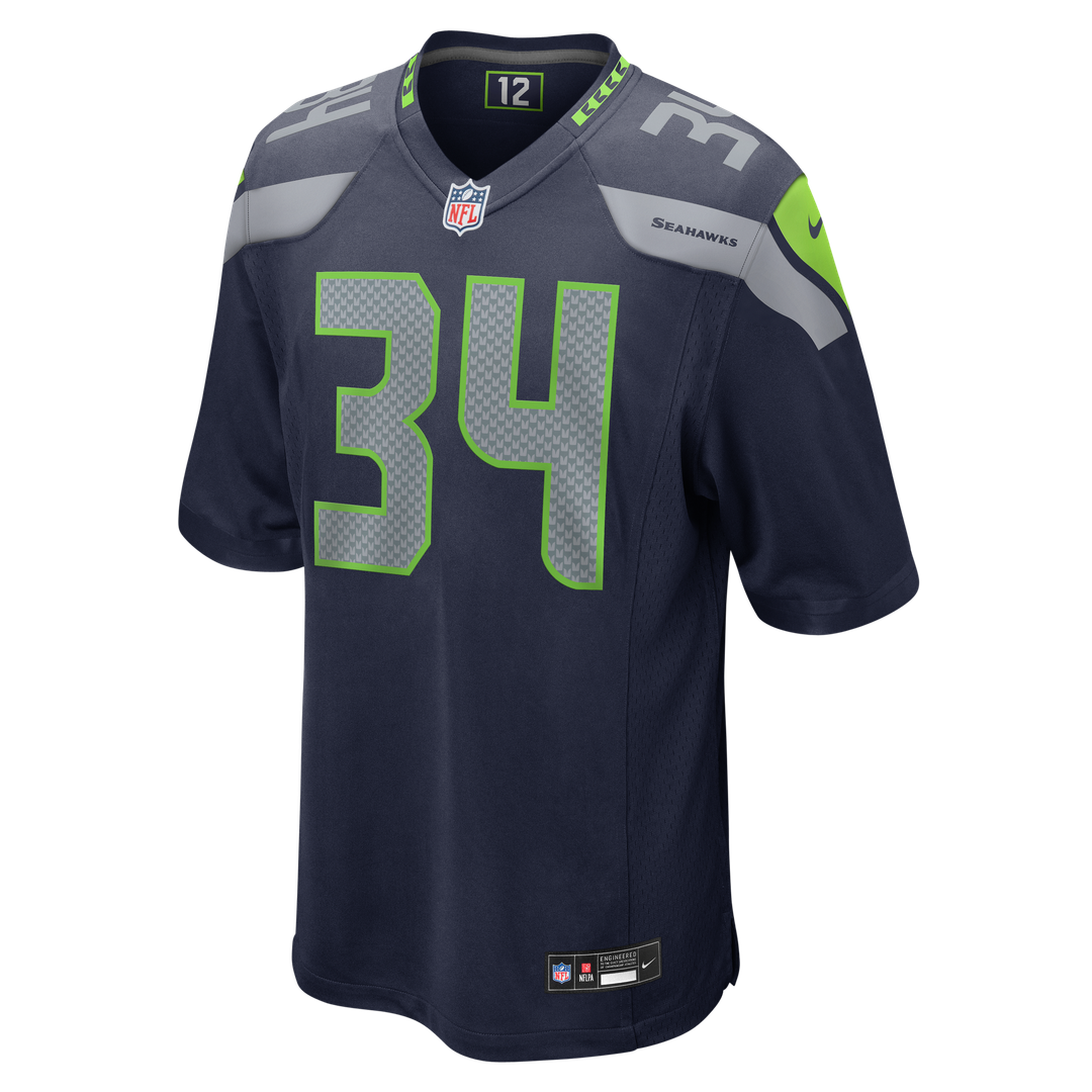 Shemar Jean - Charles Seattle Seahawks Team Game Jersey - College Navy