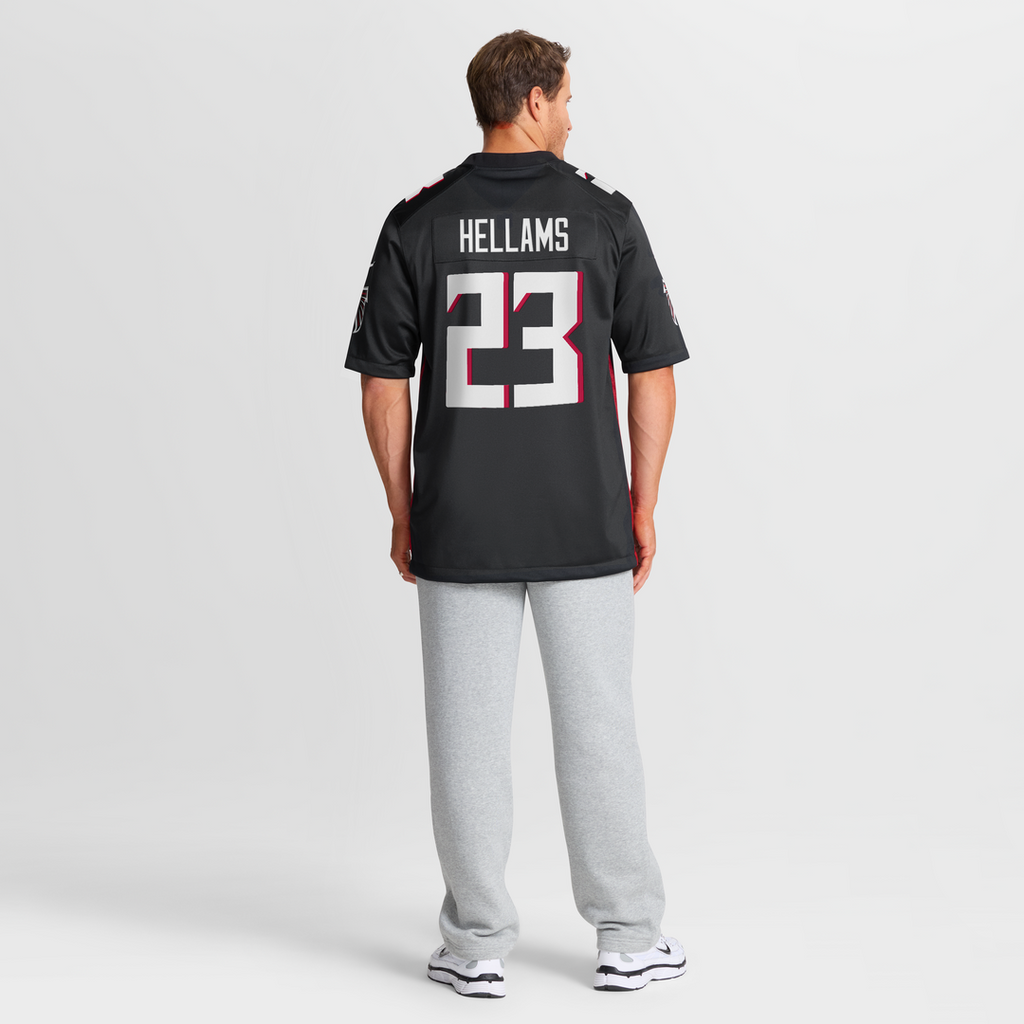 DeMarcco Hellams Atlanta Falcons Team Game Jersey - Black