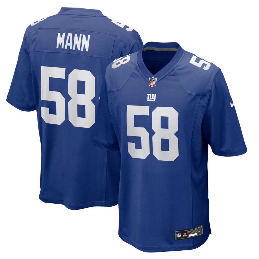 Ben Mann New York Giants Team Game Jersey - Royal