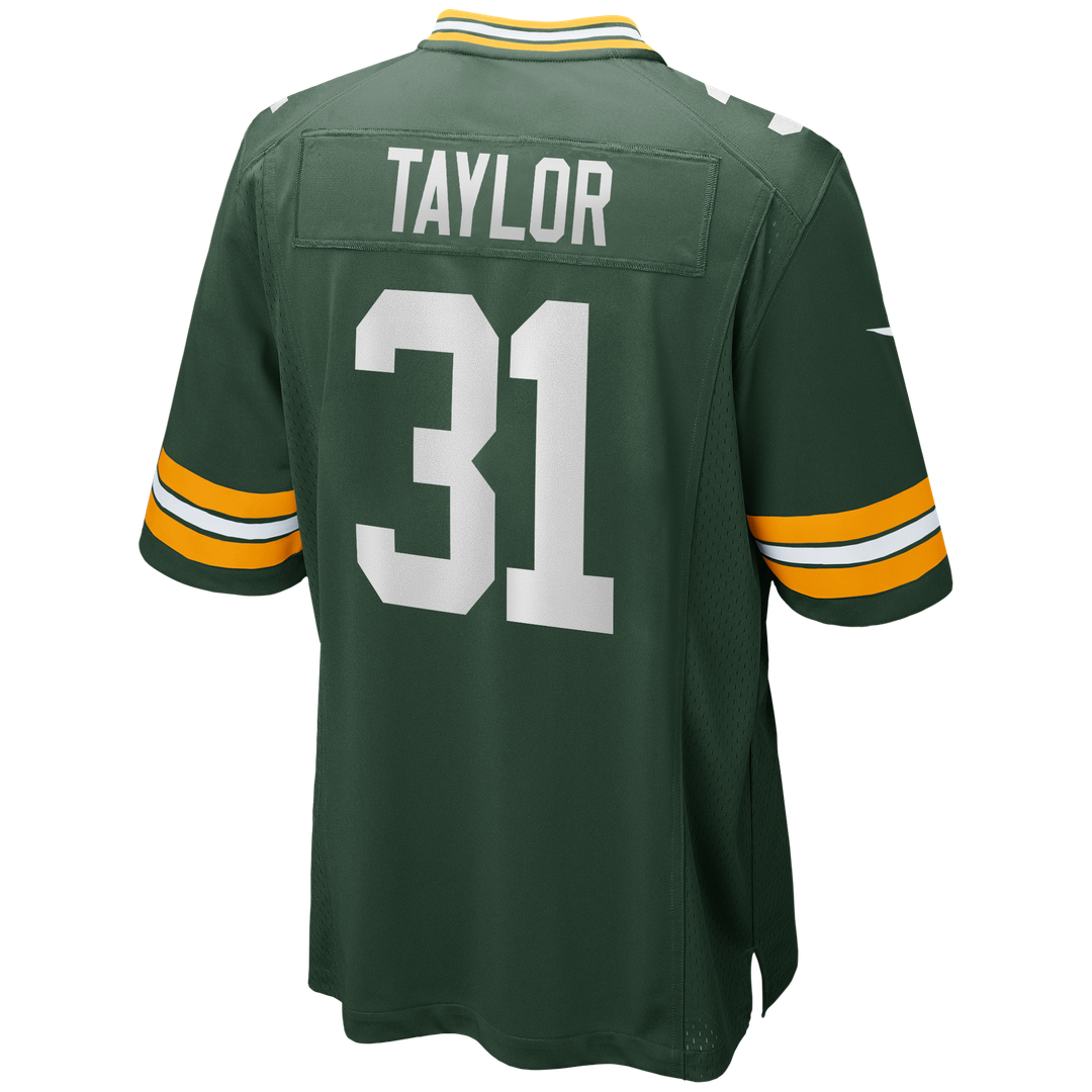 Jim Taylor Green Bay Packers Game Retired Player Jersey - Green