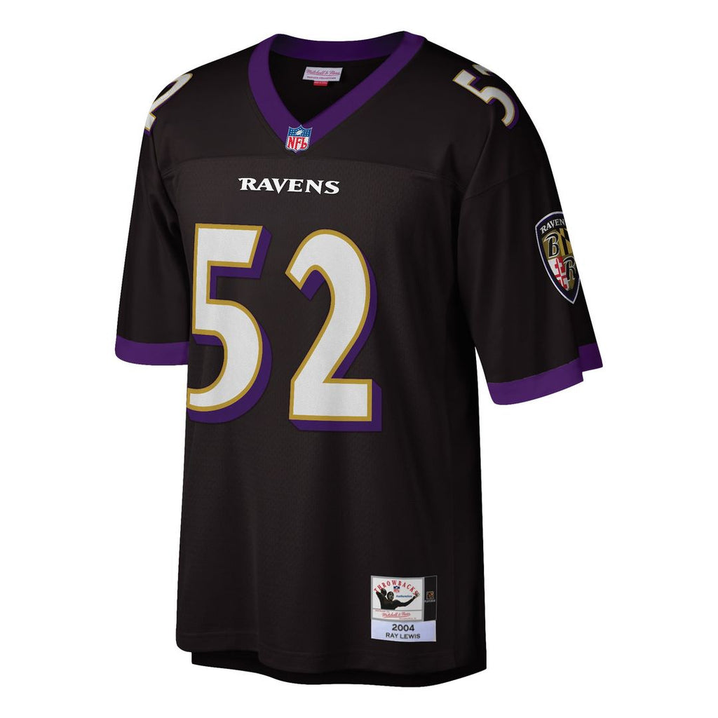 Ray Lewis Baltimore Ravens 2004 Authentic Throwback Retired Player Jersey - Black
