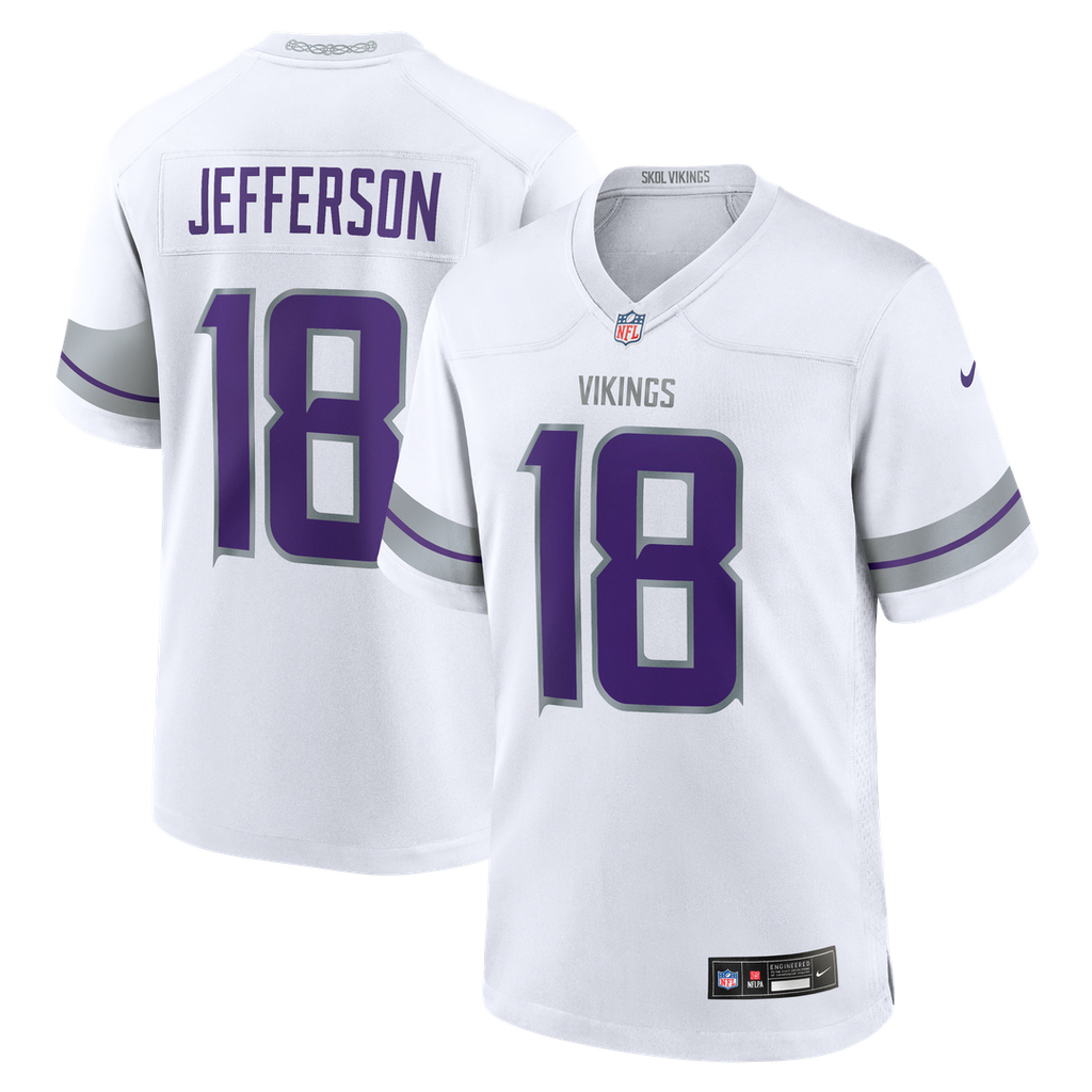 Justin Jefferson Minnesota Vikings Alternate Game Player Jersey - White