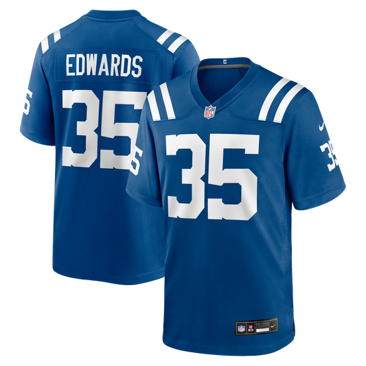 Johnathan Edwards Indianapolis Colts Team Game Jersey - Royal