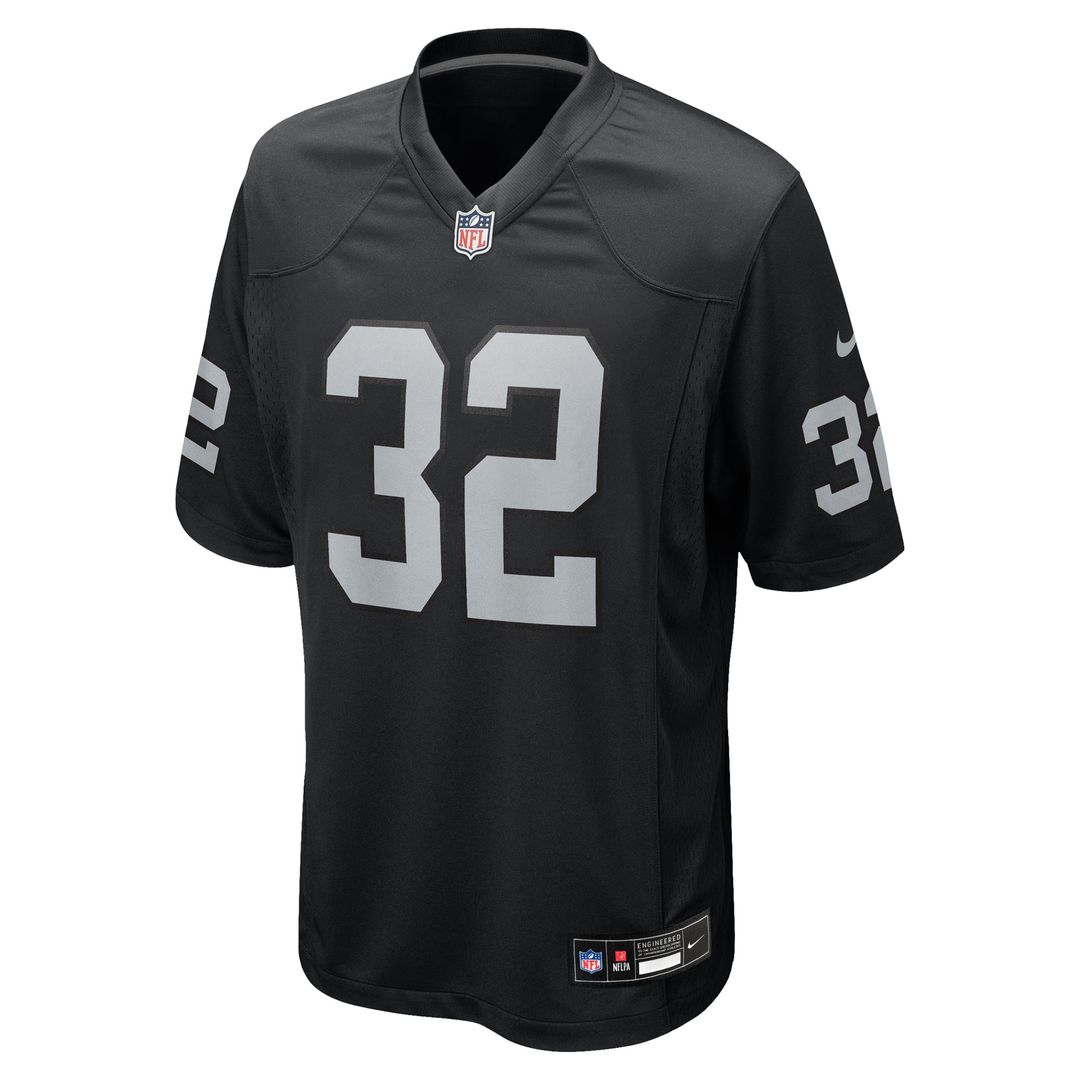 Marcus Allen Las Vegas Raiders Game Retired Player Jersey - Black