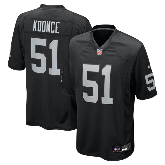 Malcolm Koonce Las Vegas Raiders Game Jersey - Black