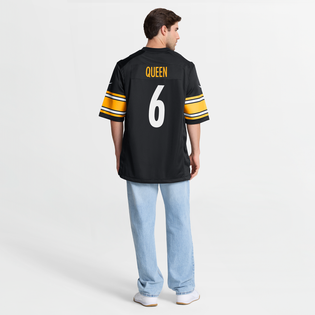 Patrick Queen Pittsburgh Steelers Game Jersey - Black