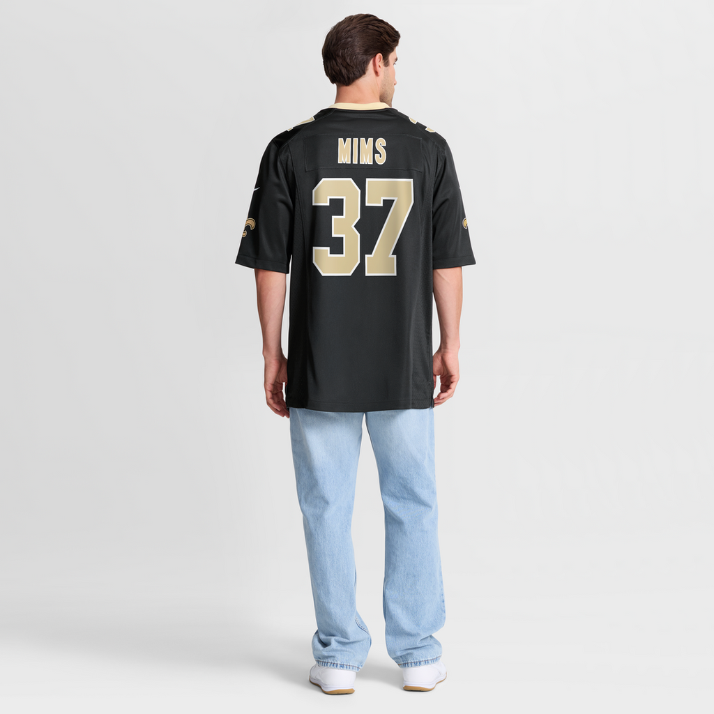 Jordan Mims New Orleans Saints Team Game Jersey - Black