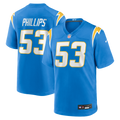 Del'Shawn Phillips Los Angeles Chargers Team Game Jersey - Powder Blue