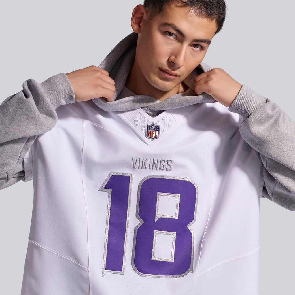 Justin Jefferson Minnesota Vikings Alternate Vapor F.U.S.E. Elite Player Jersey - White