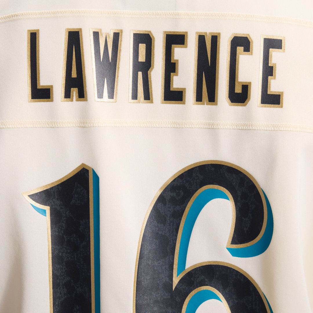 Trevor Lawrence Jacksonville Jaguars 2026 Rivalries Collection Game Jersey - Natural