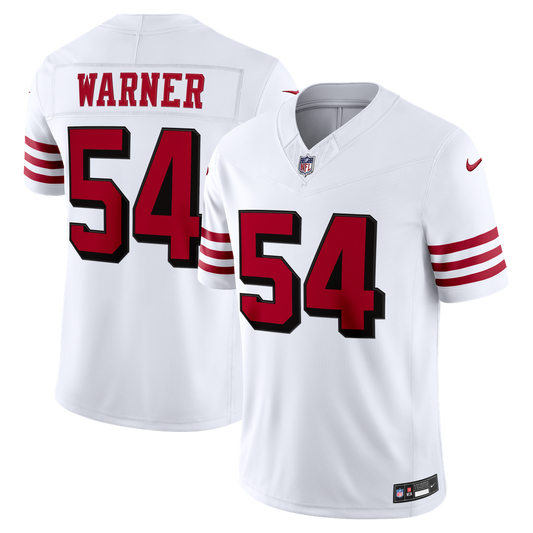 Fred Warner San Francisco 49ers Alternate Vapor F.U.S.E. Stitched Limited Jersey - White