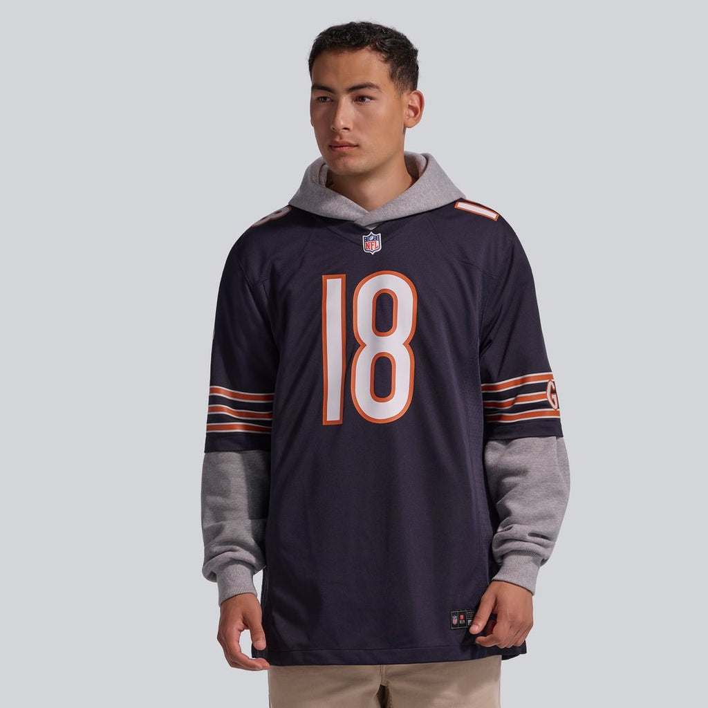 Caleb Williams Chicago Bears Alternate Player Game Jersey - Orange