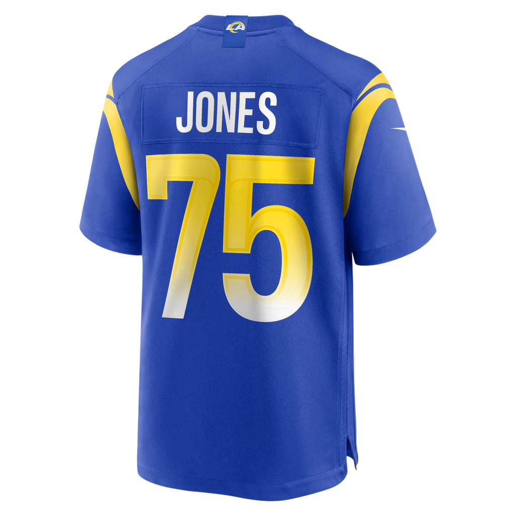 Deacon Jones Los Angeles Rams Game Retired Player Jersey - Royal