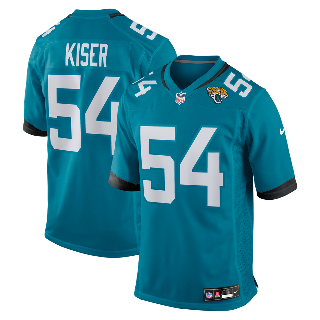 Jack Kiser Jacksonville Jaguars Team Game Jersey - Teal