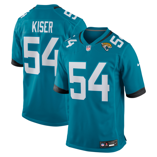 Jack Kiser Jacksonville Jaguars Team Game Jersey - Teal