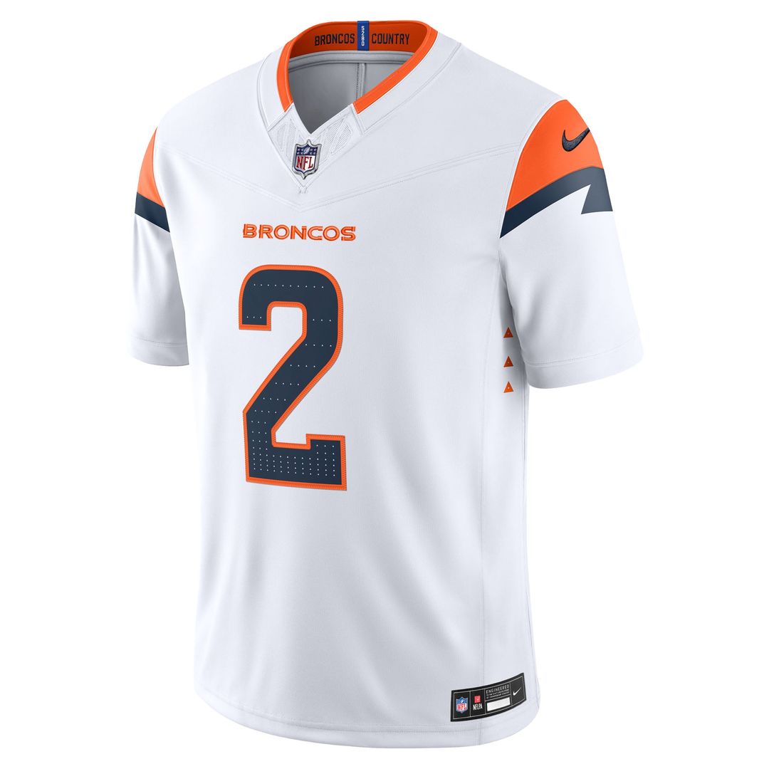Patrick Surtain II Denver Broncos Team Vapor F.U.S.E. Stitched Limited Jersey - Orange
