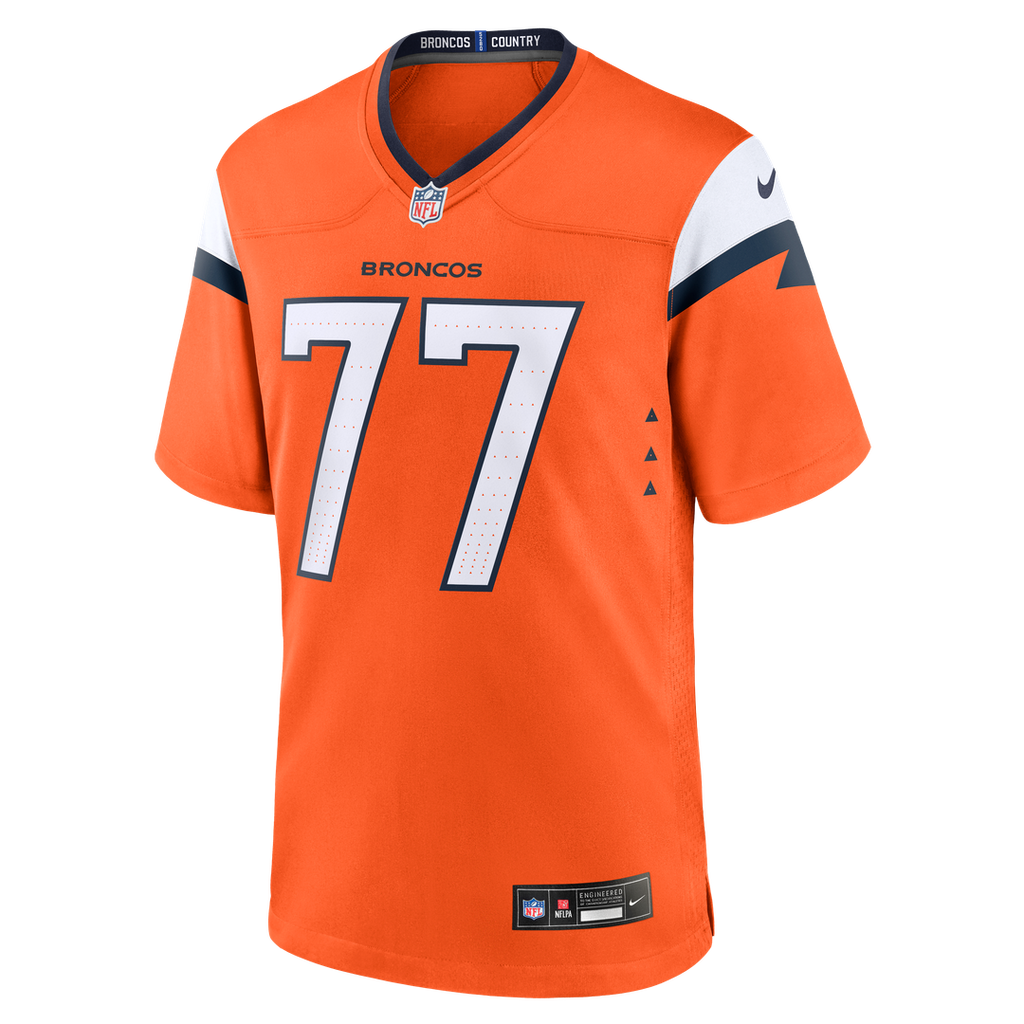 Quinn Meinerz Denver Broncos Team Game Jersey - Orange