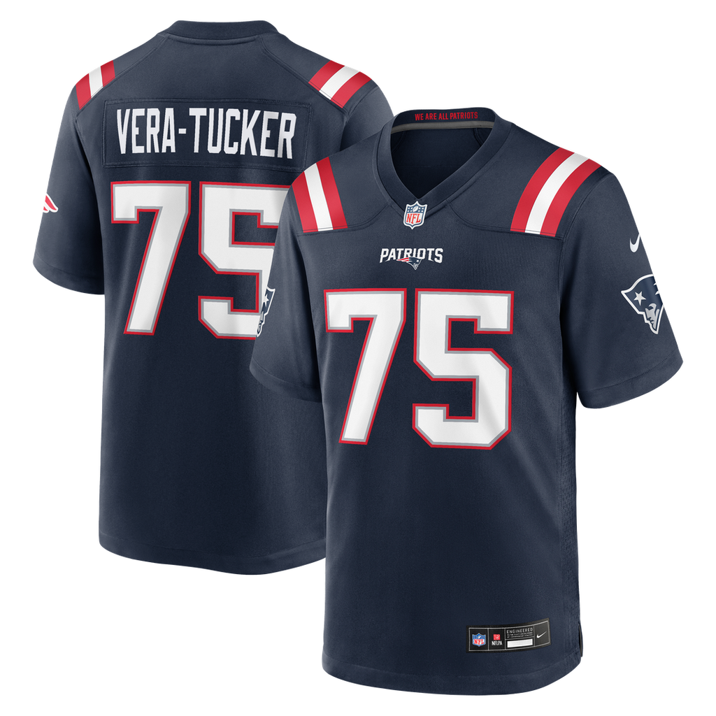 Alijah Vera - Tucker New England Patriots Team Game Jersey - Navy