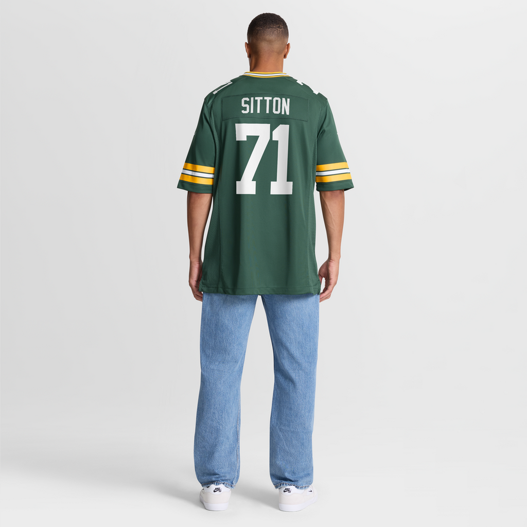 Josh Sitton Green Bay Packers Retired Game Jersey - Green