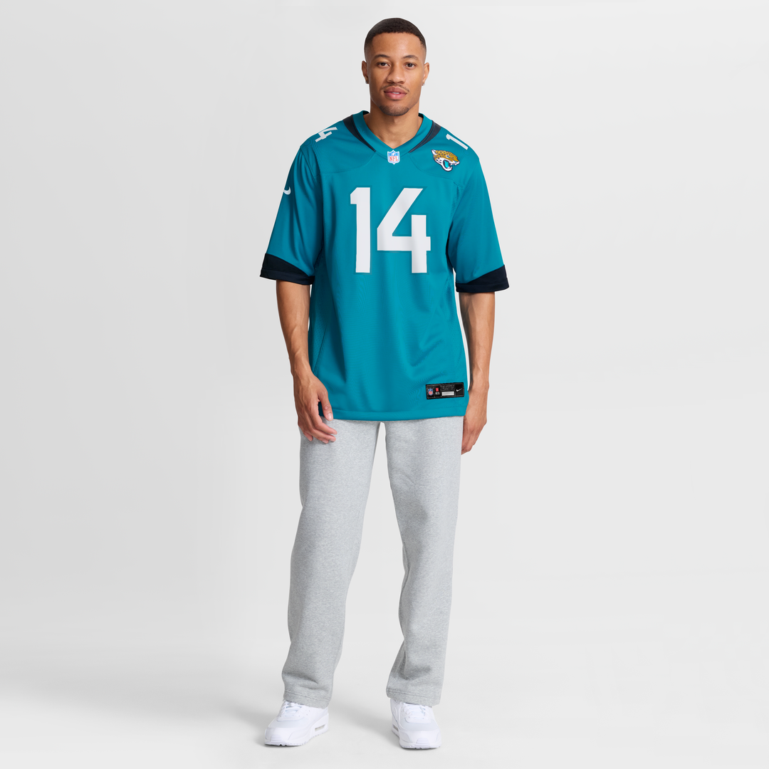 Nick Mullens Jacksonville Jaguars Team Game Jersey - Teal
