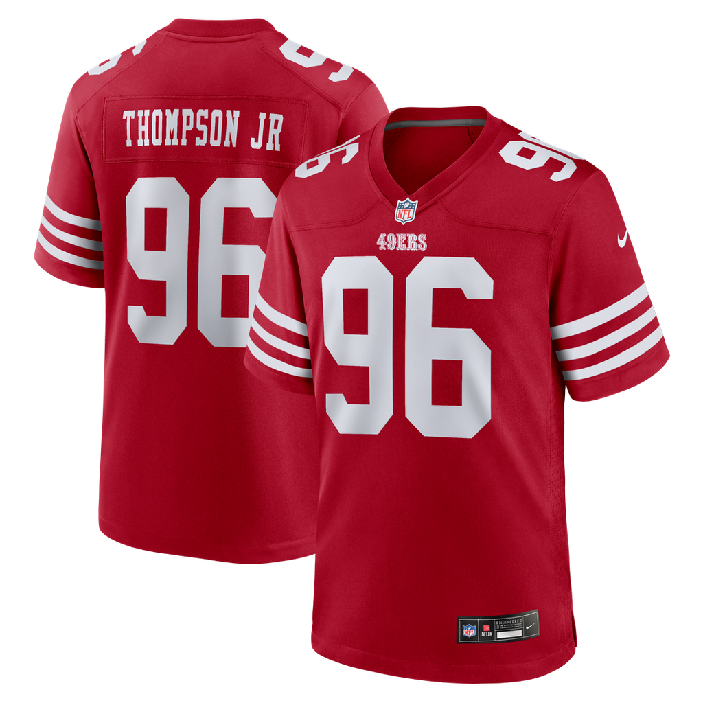 James Thompson Jr San Francisco 49ers Team Game Jersey - Scarlet