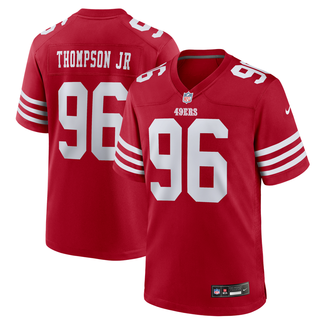 James Thompson Jr San Francisco 49ers Team Game Jersey - Scarlet