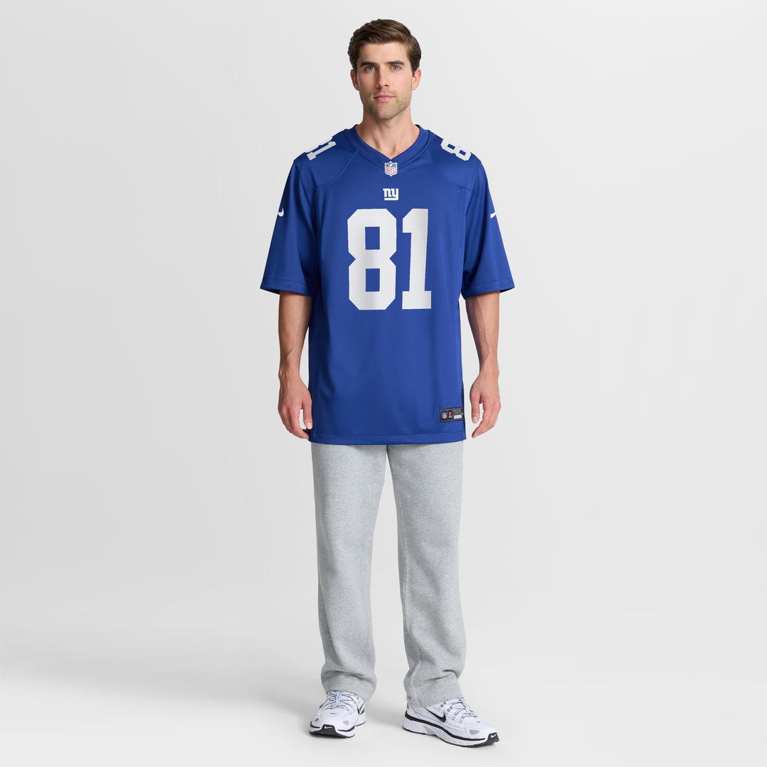 Jalin Hyatt New York Giants Team Game Jersey - Royal