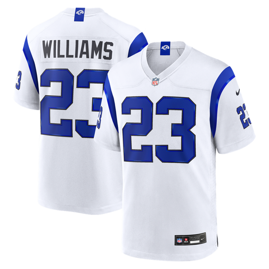 Kyren Williams Los Angeles Rams Fearsome White Game Jersey