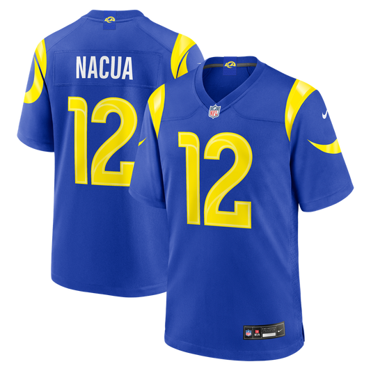 Puka Nacua Los Angeles Rams Team Game Player Jersey - Royal
