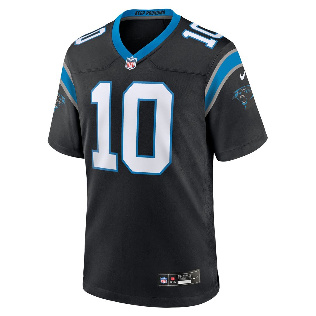 Ryan Fitzgerald Carolina Panthers Team Game Jersey - Black