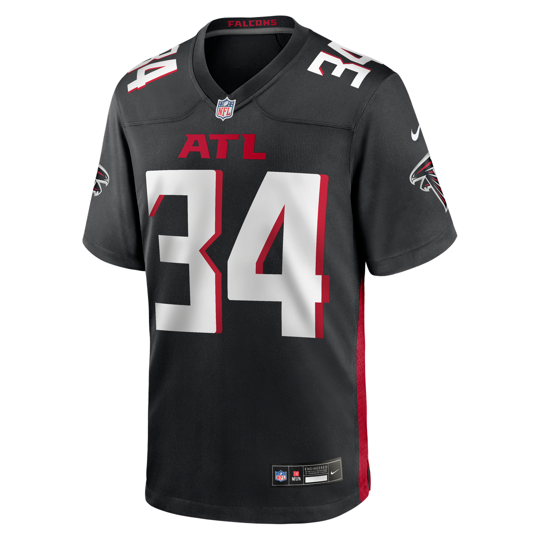 Ray Buchanan Atlanta Falcons Game Retired Player Jersey - Black