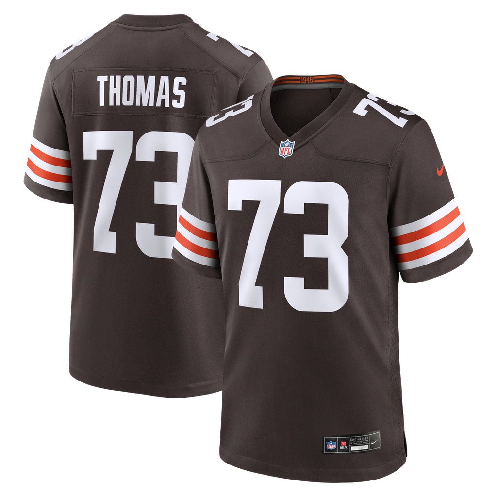 Joe Thomas Cleveland Browns Retired Game Player Jersey - Brown