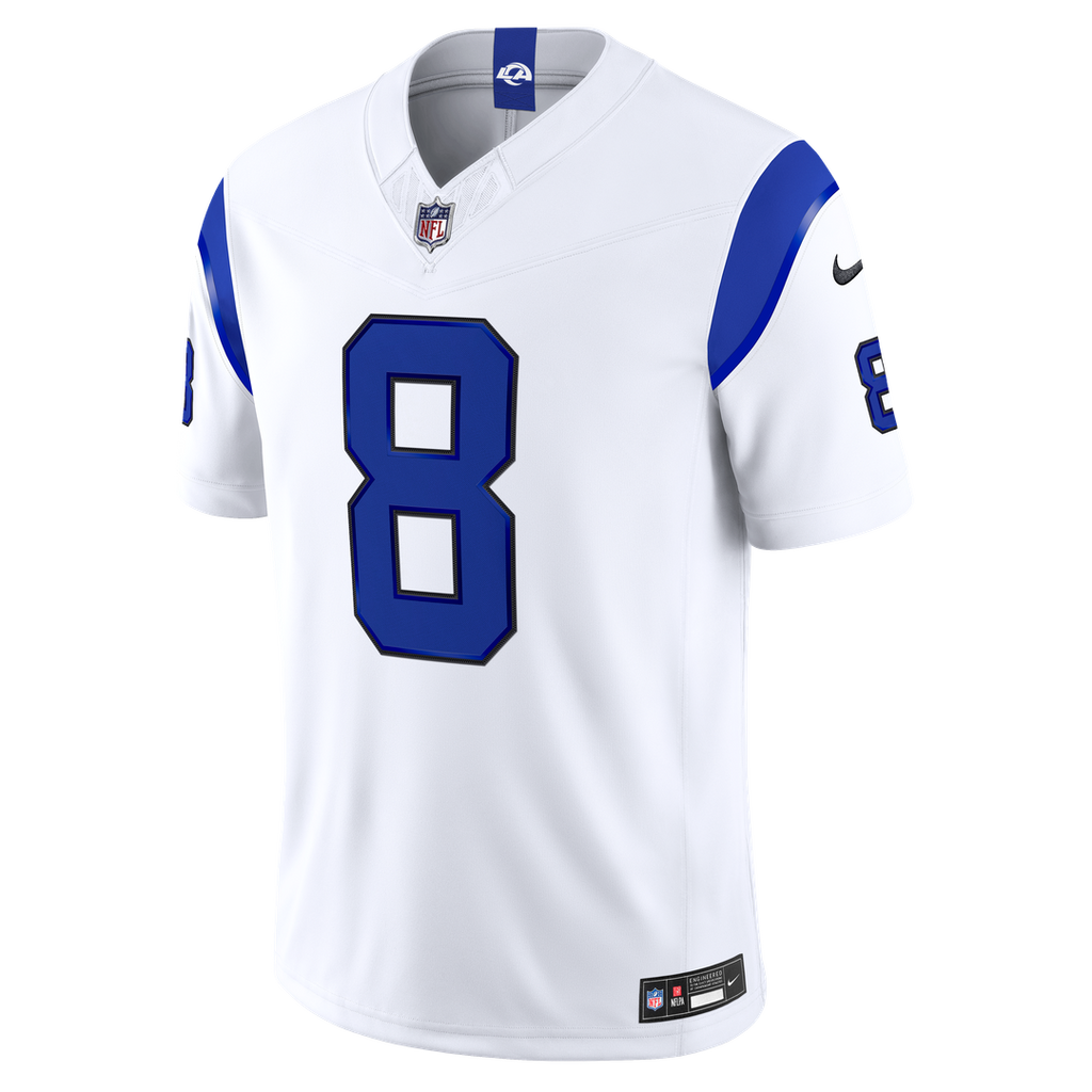Jared Verse Los Angeles Rams Alternate Fearsome White Vapor F.U.S.E. Stitched Limited Jersey - White