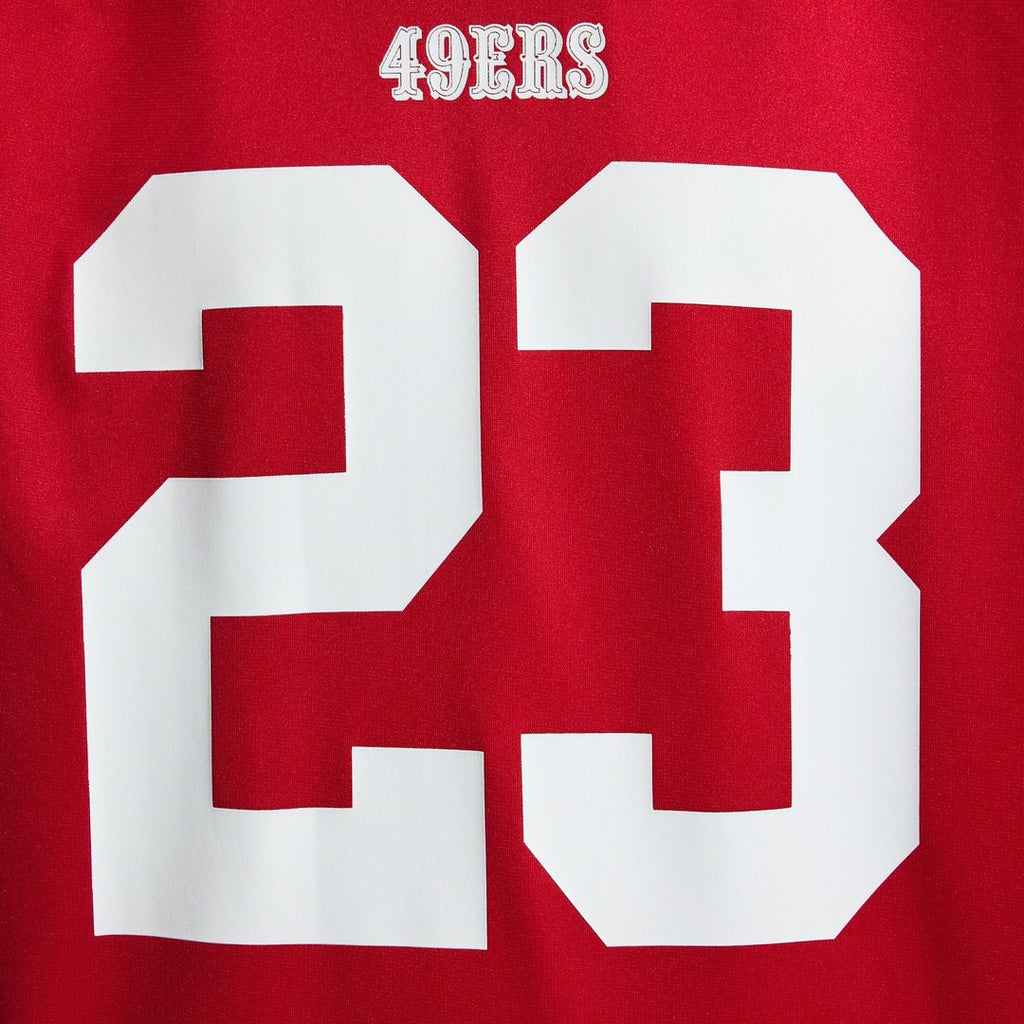 Christian McCaffrey San Francisco 49ers Game Player Jersey - Scarlet