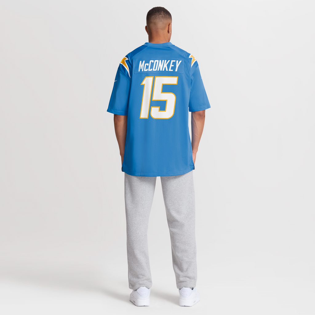 Ladd McConkey Los Angeles Chargers Player Game Jersey - Powder Blue