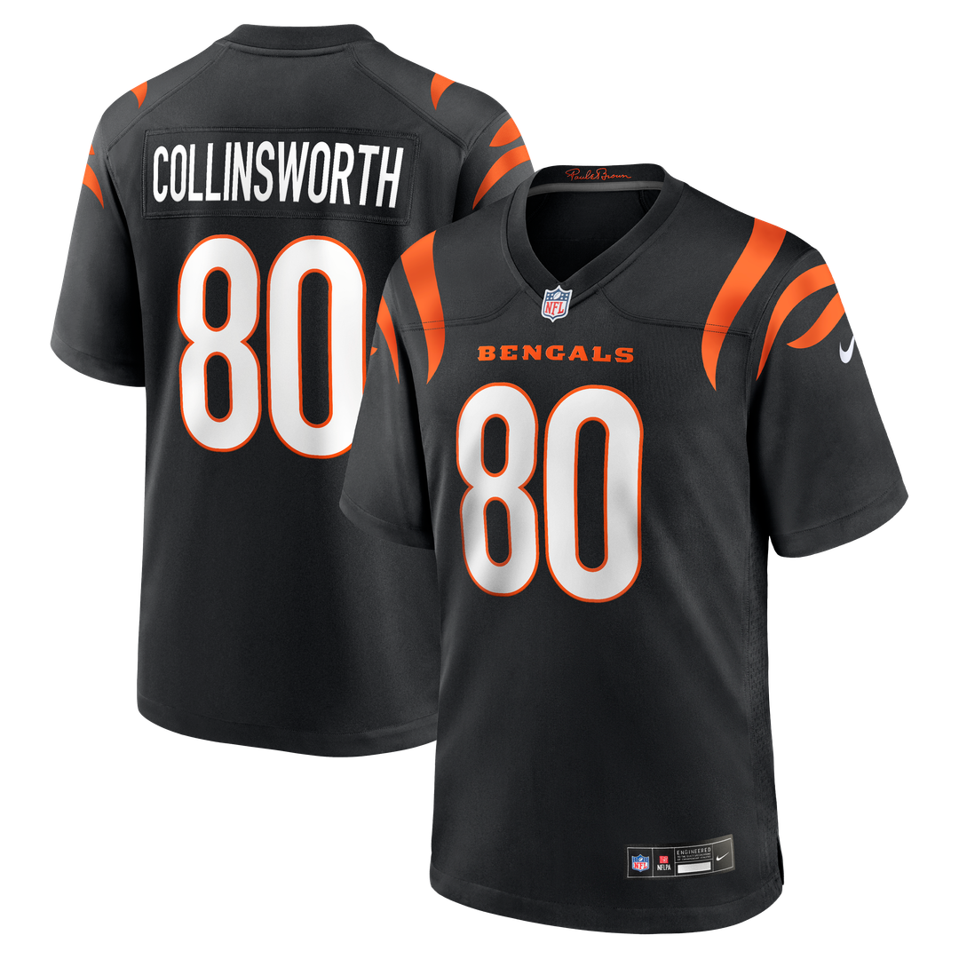 Cris Collinsworth Cincinnati Bengals Team Retired Player Game Jersey - Black