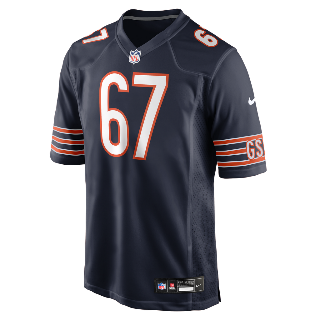 Garrett Bradbury Chicago Bears Team Game Jersey - Navy