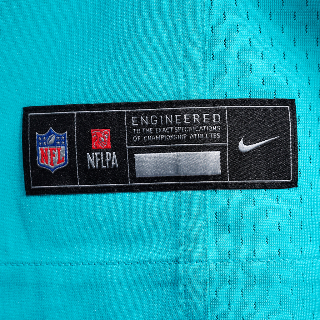 Chris Johnson Miami Dolphins Team Game Jersey - Aqua