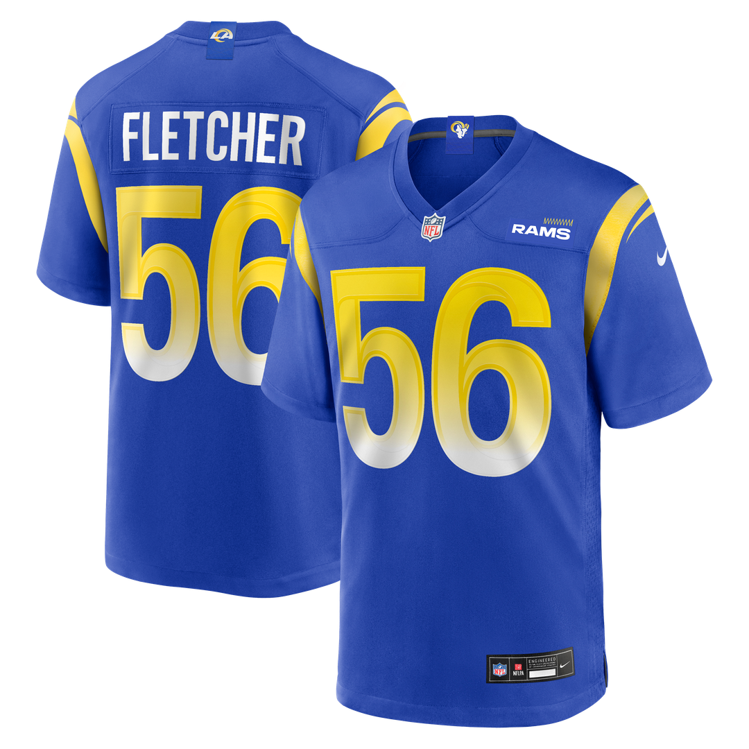 London Fletcher Los Angeles Rams Game Retired Player Jersey - Royal