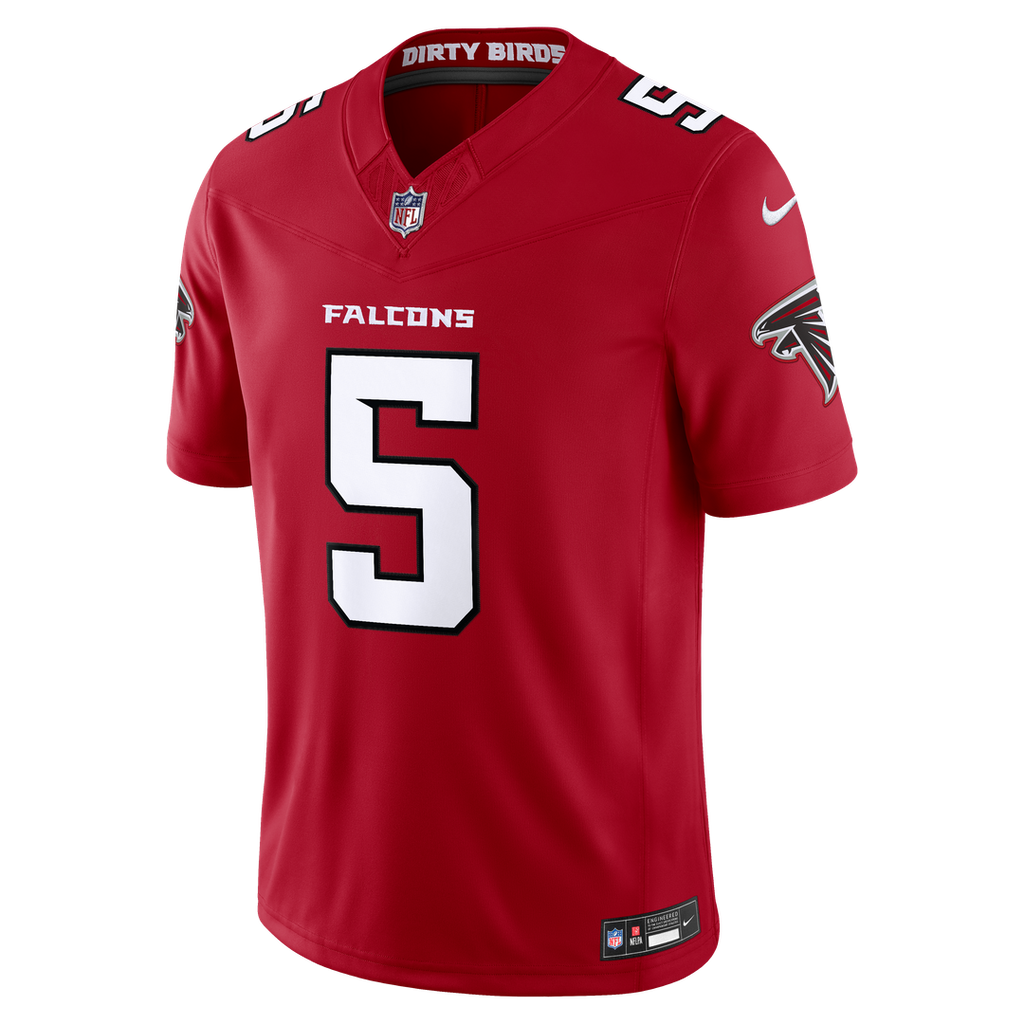 Drake London Atlanta Falcons Team Vapor F.U.S.E. Stitched Limited Jersey - Red