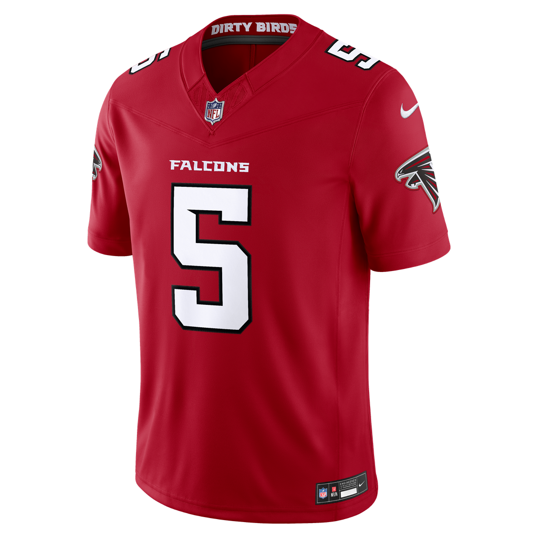 Drake London Atlanta Falcons Team Vapor F.U.S.E. Stitched Limited Jersey - Red
