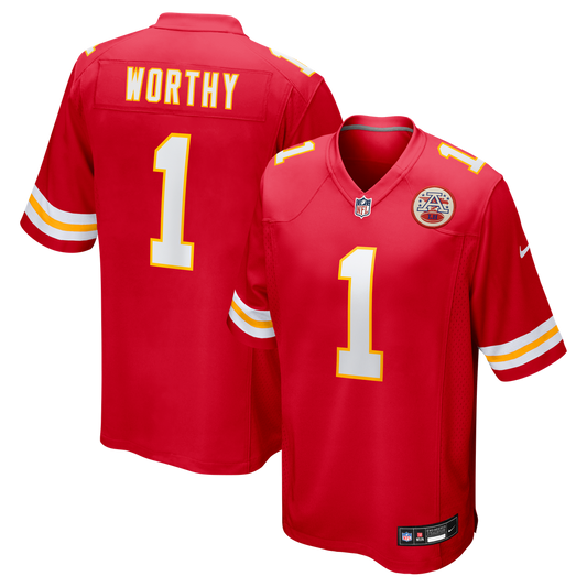 Xavier Worthy Kansas City Chiefs Player Game Jersey - Red