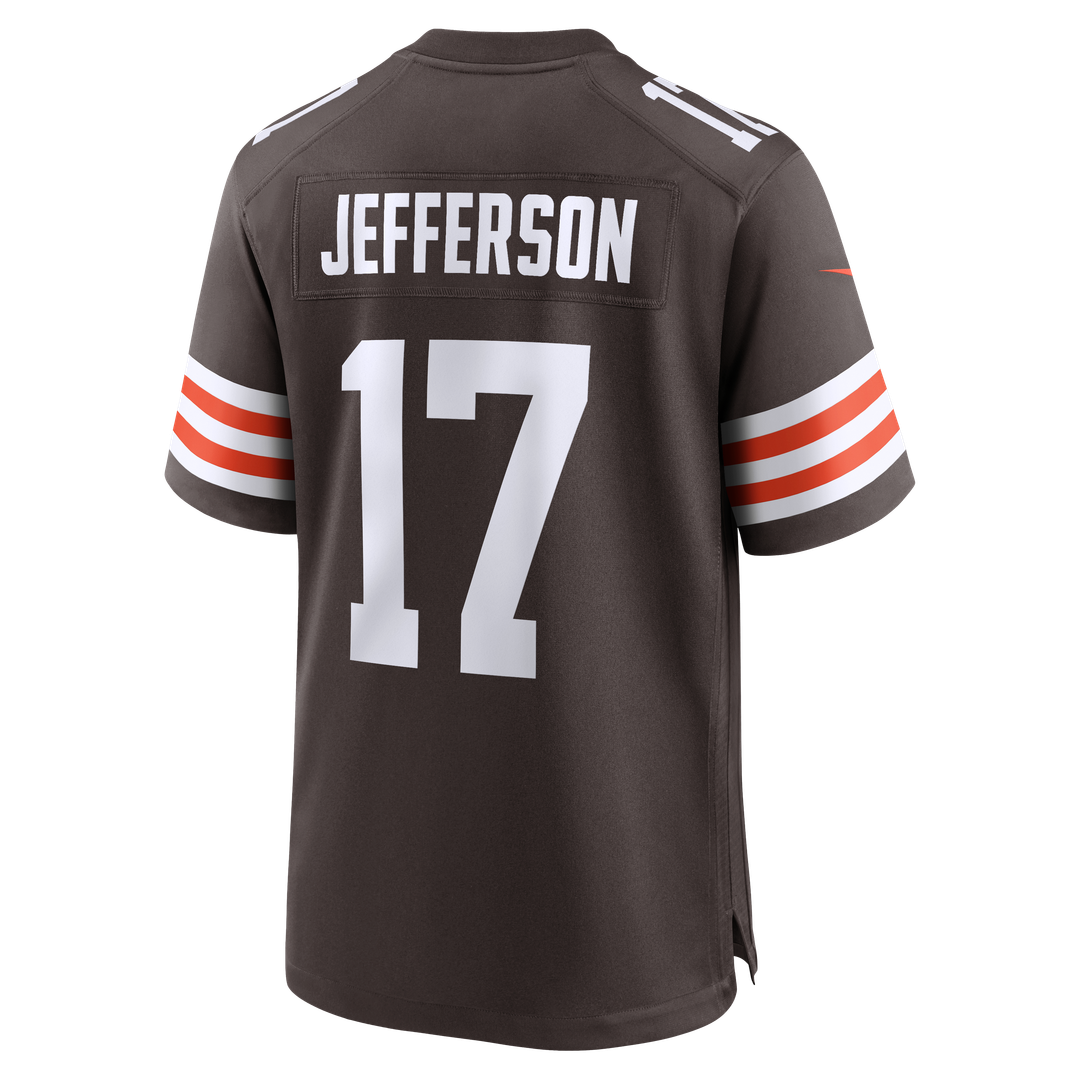 Justin Jefferson Cleveland Browns Game Jersey - Brown