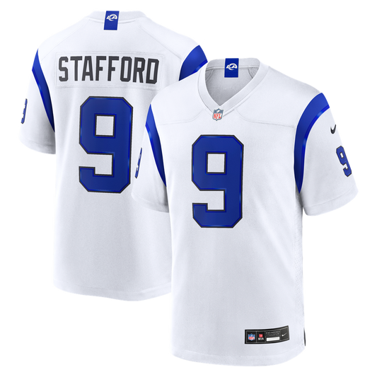 Matthew Stafford Los Angeles Rams Fearsome White Game Jersey
