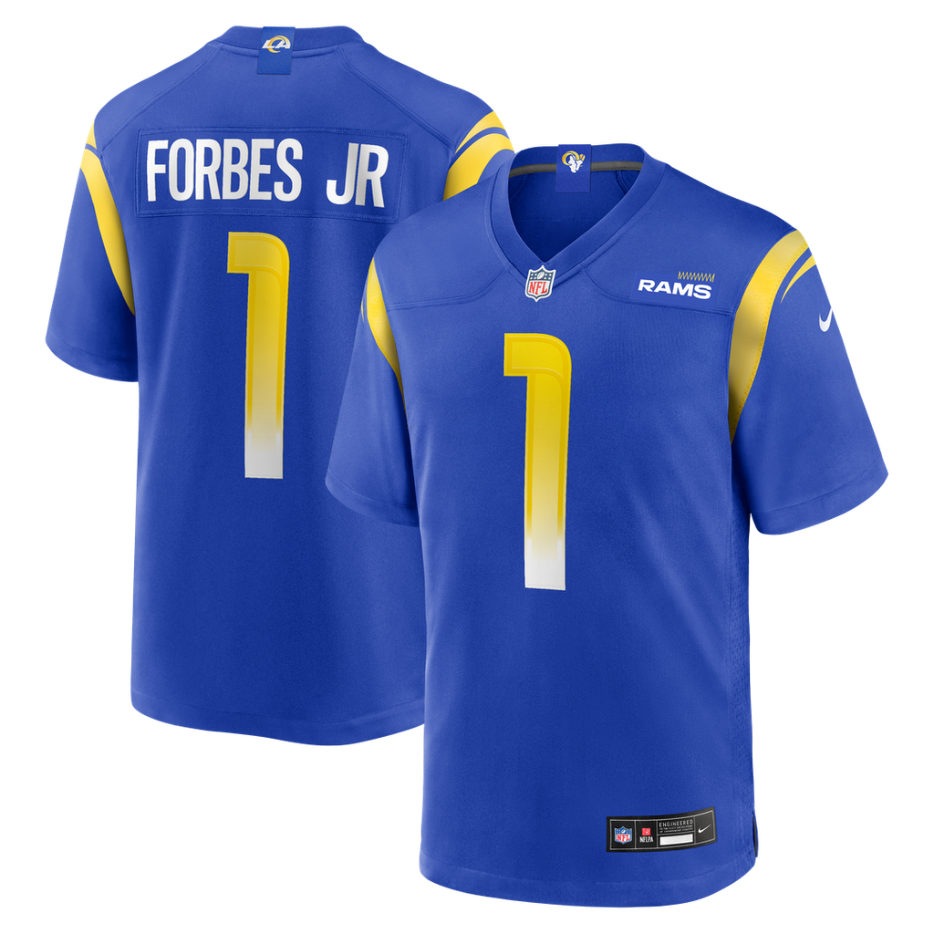 Emmanuel Forbes Jr. Los Angeles Rams Team Game Jersey - Royal