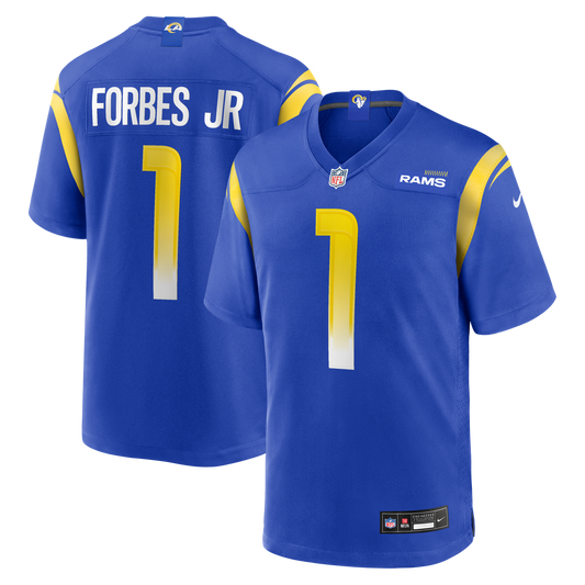 Emmanuel Forbes Jr. Los Angeles Rams Team Game Jersey - Royal