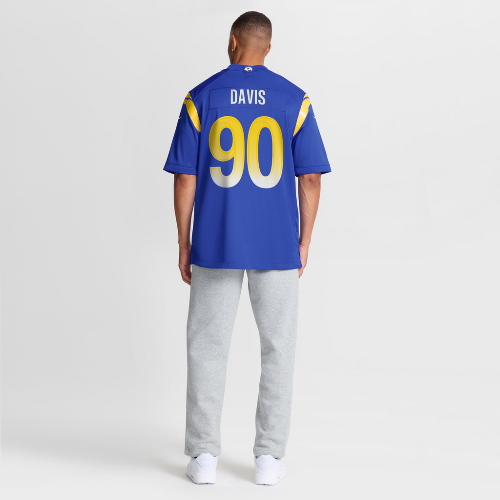 Tyler Davis Los Angeles Rams Team Game Jersey - Royal