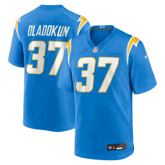 Jordan Oladokun Los Angeles Chargers Team Game Jersey - Powder Blue