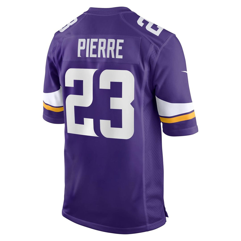 James Pierre Minnesota Vikings Team Game Jersey - Purple